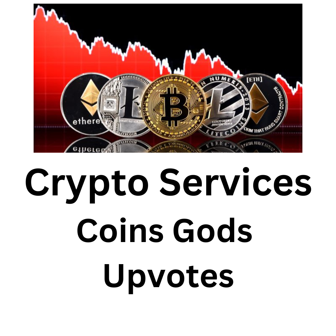 Crypto Services Coins Gods Upvotes