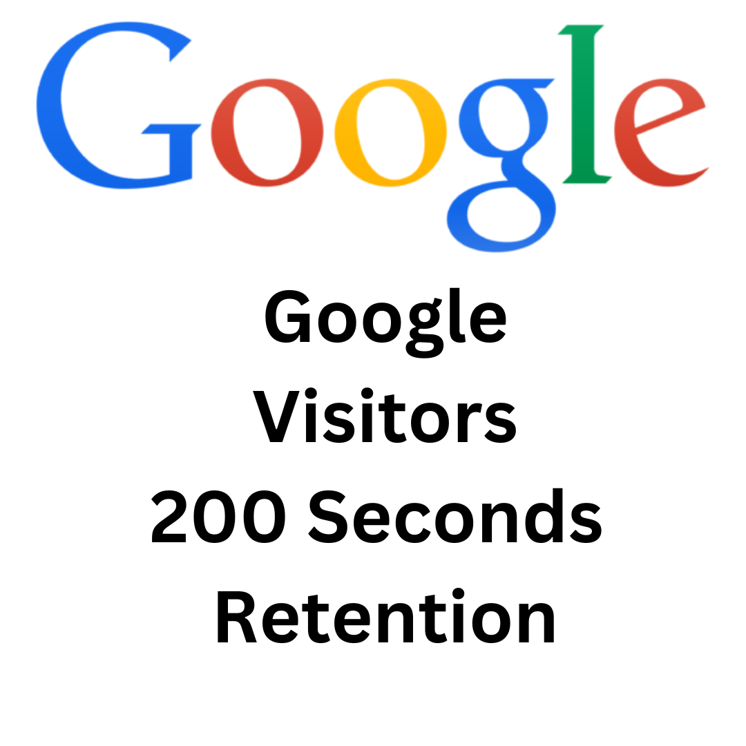 Google Visitors 200 Seconds Retention