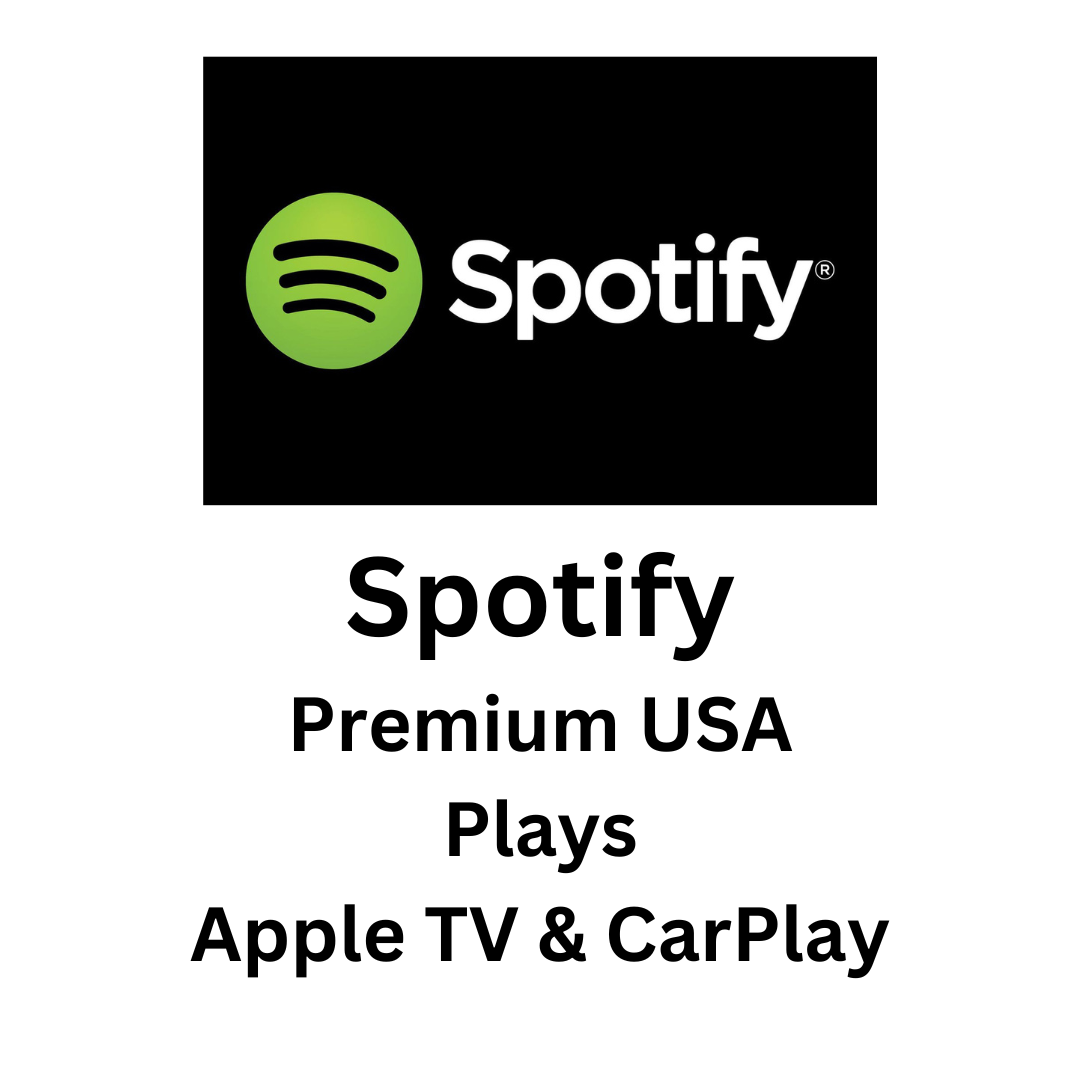 Spotify Premium USA Plays Apple TV & CarPlay