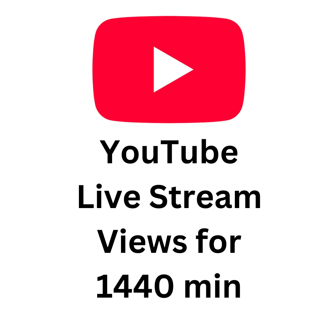 YouTube Live Stream Views for 1440 min