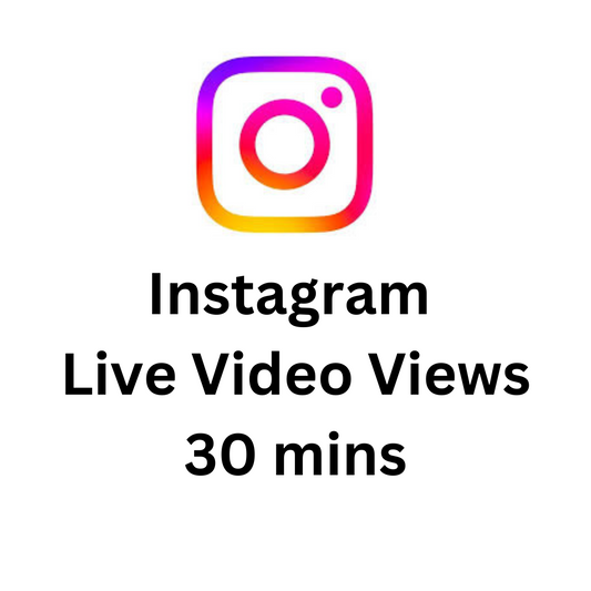 Instagram  Live Video Views 30 mins