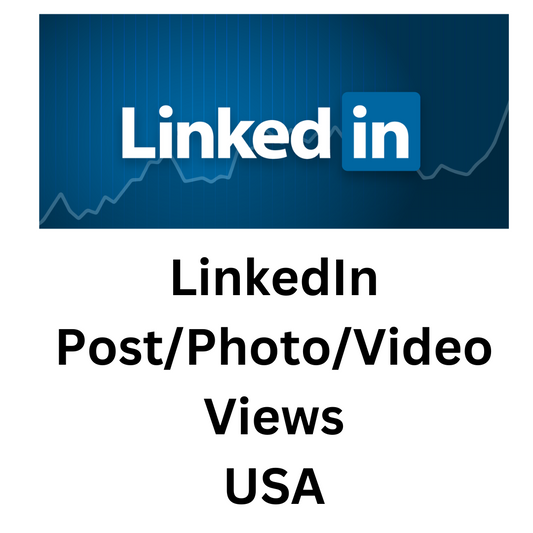 LinkedIn Post/Photo/Video Views USA