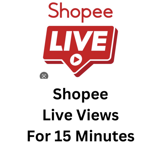 Shopee Live Views For 15 Minutes