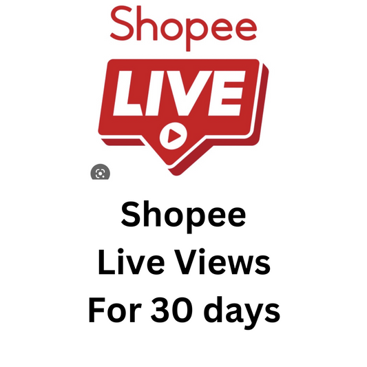 Shopee Live Views For 30 days