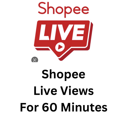 Shopee Live Views For 60 Minutes