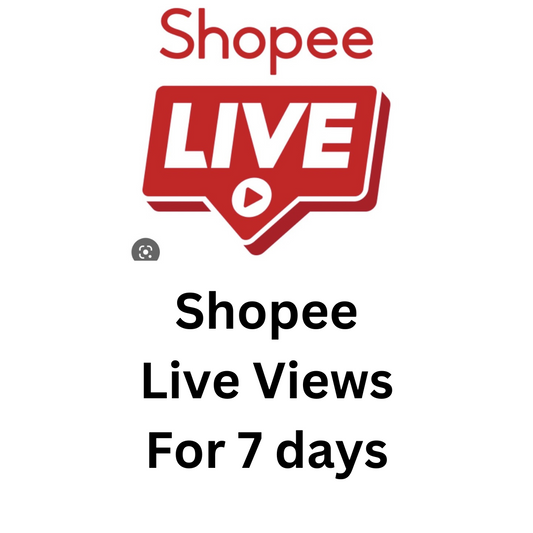 Shopee Live Views For 7 days