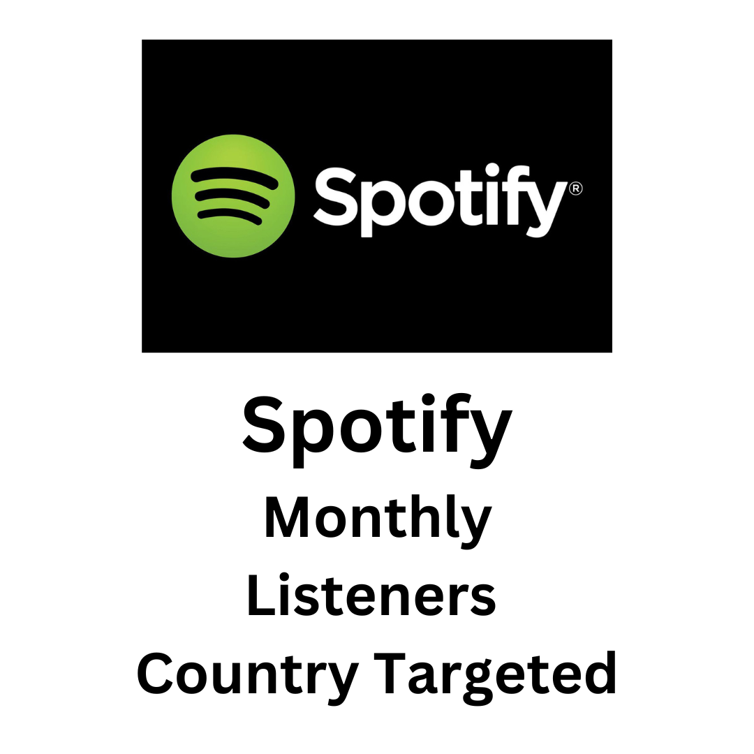 Spotify Monthly Listeners Country Targeted