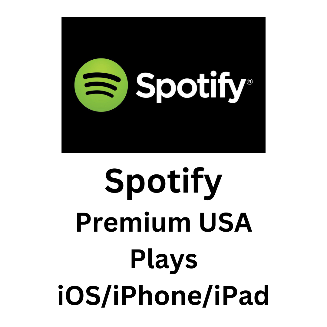 Spotify Premium USA Plays iOS/iPhone/iPad