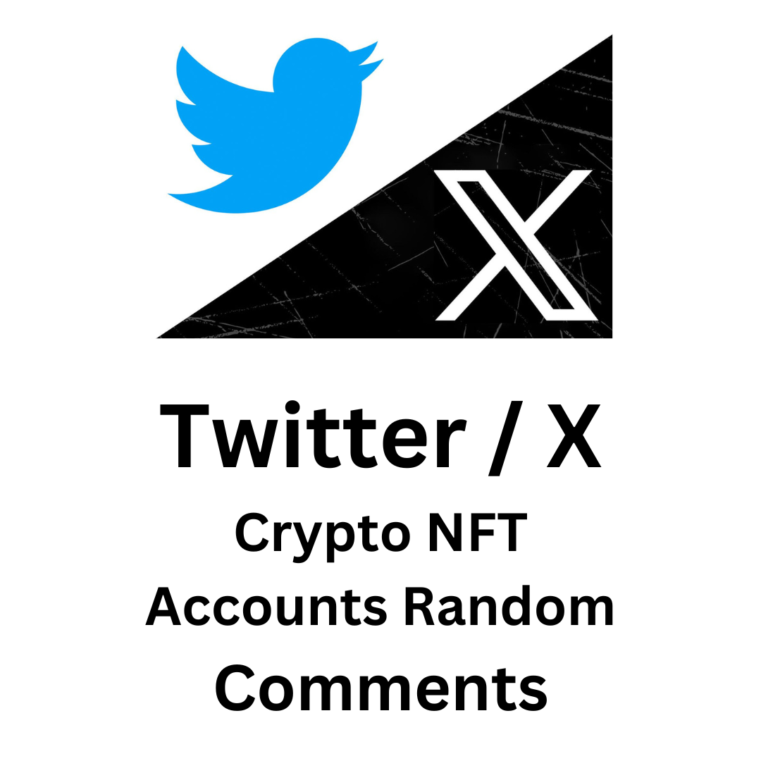 Twitter / X Crypto NFT Accounts Random Comments