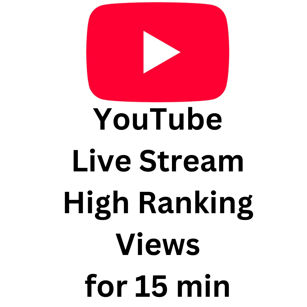 YouTube Live Stream High Ranking Views for 15 min